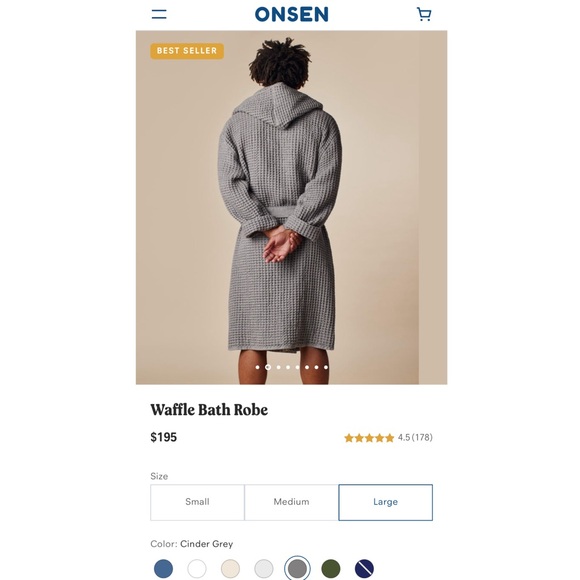 Like New UNISEX Waffle Robes - Picture 3 of 6